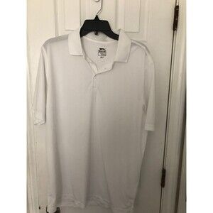 Slazenger Men's large white polo golf shirt